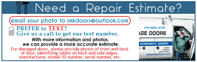 Garage Door Repair Estimate